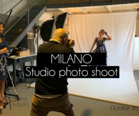 Studio photo shoot Milano Sofia Alberti
